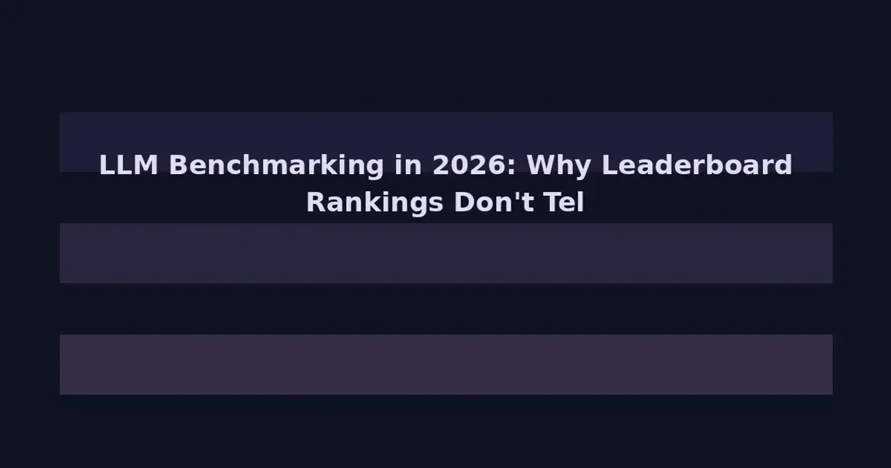 LLM Benchmarking in 2026: Why Leaderboard Rankings Don't Tell the Whole Story