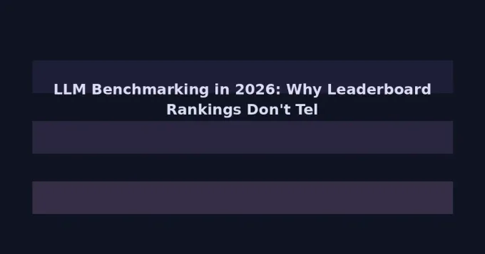 LLM Benchmarking in 2026: Why Leaderboard Rankings Don't Tell the Whole Story