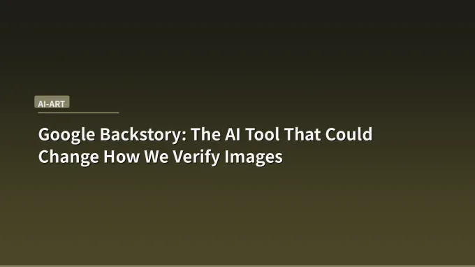 A digital magnifying glass examining an image on a screen, with verification checkmarks and data overlays